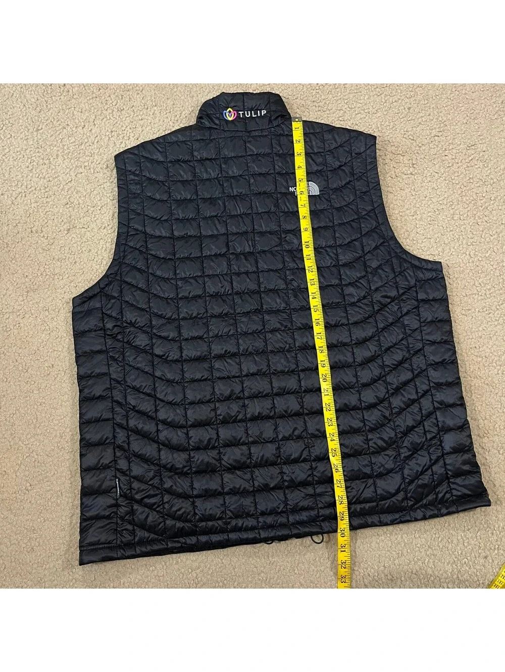 The North Face Mens Thermoball Down Puffer Vest Black Size 2XL